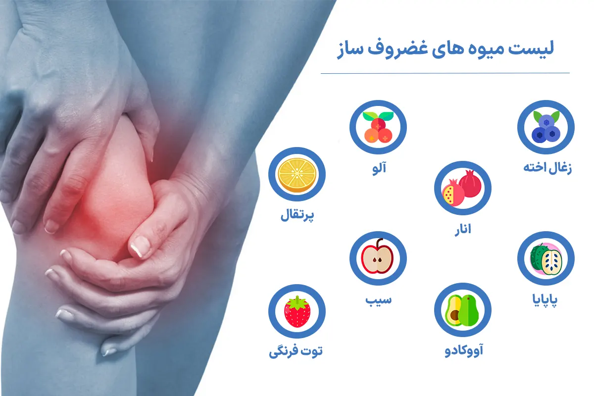 لیست میوه های غضروف ساز